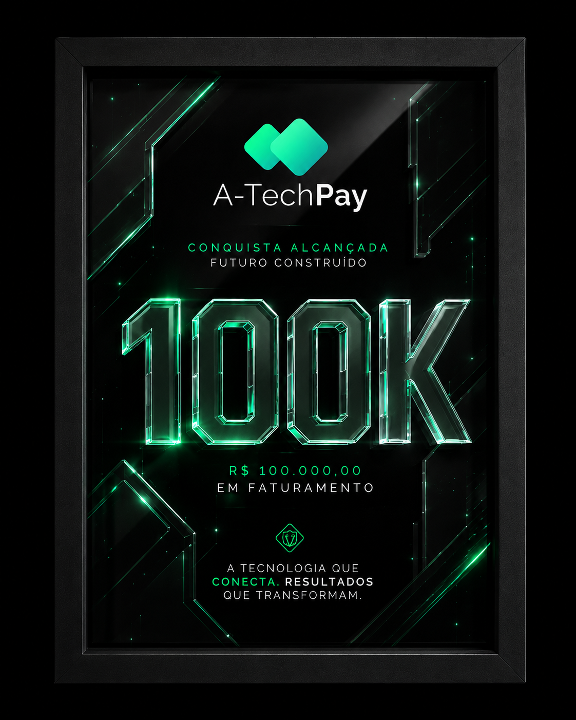 Quadro 100K em Faturamento